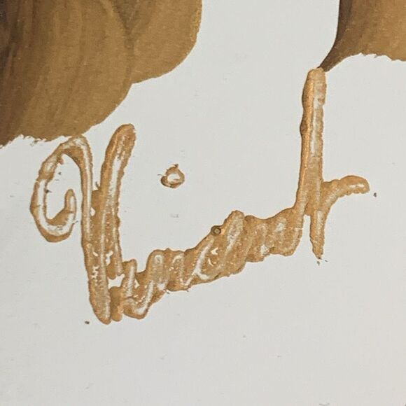 Vintage Nashco Mew York Round Hand-Painted Flower Metal Tray Pierced
Lace Edge - Picture 4 of 17